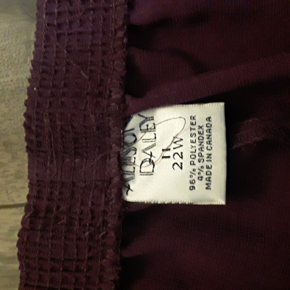 2 pc purple pant suit 22W - Picture 6 of 9